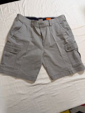 St. John's Bay Gray Men's Cargo Shorts